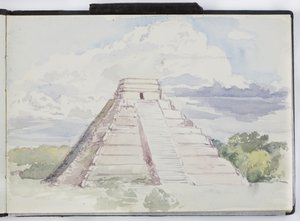 Skizzenbuch mit Zeichnungen und Notizen, Mexiko und Europa von Adela Breton