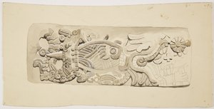 Steinrelief aus Mexiko-Stadt, Mexiko von Adela Breton