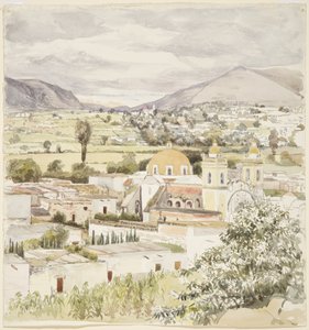Stadt Tlaxcala, Mexiko 1894 von Adela Breton