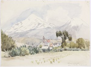 Vulkan von Orizaba von San Andrés, Chalchicomula