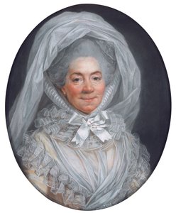 Porträt einer Dame, bekannt als Madame Poisson, Mutter von Madame de Pompadour