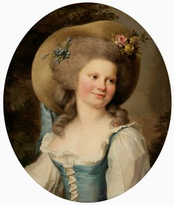 Madame Dugazon 1755-1821 als Babet in der Komödie Blaise et Babet, ou la Suite des trois fermiers von Adelaide Labille Guiard
