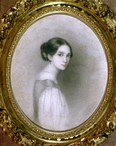 Porträt von Léopoldine Hugo (1824-43) von Adele Julie Hugo