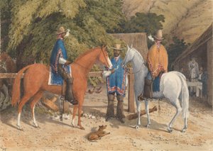 Rancho in Concon, zwischen Valparaiso und Quillota, 14. Januar 1850 [Chile]