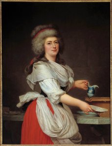Porträt von Madame Aughie, Zofe der Königin von Frankreich Marie Antoinette