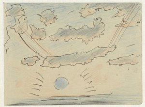 Wolkenstudie mit Sonne
