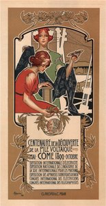 Das 100. Jubiläum von Voltas Entdeckung der elektrischen Batterie, 1898 von Adolfo Hohenstein
