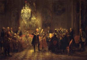 Flötenkonzert König Friedrichs II. in Sanssouci
