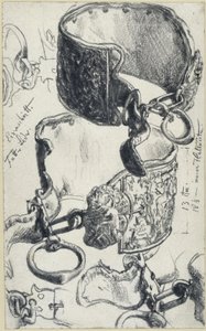 Hundehalsband für einen "Saupacker" aus dem 17. Jahrhundert, Historisches Museum, Dresden von Adolph Menzel