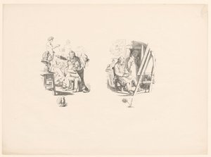 Künstler in Ausbildung von Adolph Menzel
