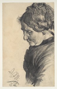 Studie einer Frau von Adolph Menzel