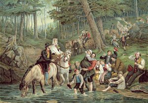 Norwegische Szene von Adolph Tidemand