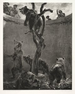 Essay über Stein mit Pinsel und Schaber: Die Bärengrube