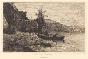 Ufer des Lac du Bourget von Adolphe Appian