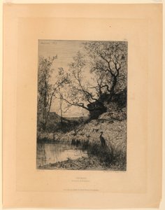 Ein Teich (Umgebung von Rossilon)