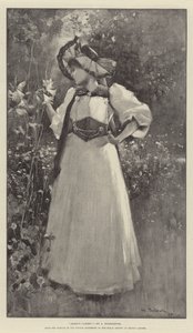 Amreis Garten, aus dem Bild in der Winterausstellung der Royal Society of British Artists