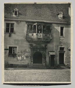 Elsässische Fassade, Wachhaus in Colmar von Adolphe Braun
