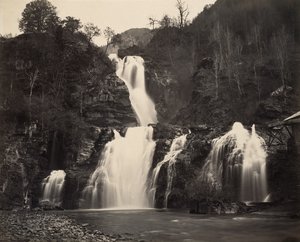 Reichenbachfälle, ca. 1860 von Adolphe Braun