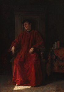 Richter in roter Robe, ca. 1890