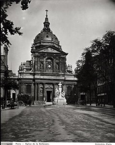 Kirche der Sorbonne, gebaut von Jacques Lemercier (ca. 1585-1654) in 1635-53