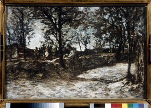 Landschaft. Fontainebleau