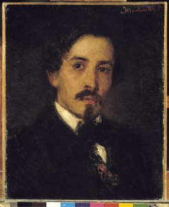Vermutetes Porträt des Malers Ferdinand Viola, 1859