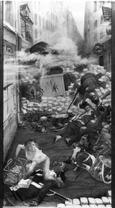 Gavroche sammelt Patronen