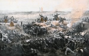 Einnahme von Malakoff durch die französische Armee, 1855 von Adolphe Yvon