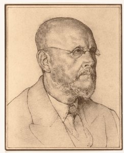 Fotoreproduktion eines Porträts eines Mannes von Han van der Kop von Adriaan Bijl