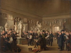 Die Skulpturengalerie der Felix Meritis Gesellschaft