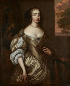 Porträt von Maria von Oranien von Adriaen (circle of) Hanneman