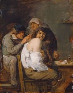 Die Rückenoperation, ca. 1636 von Adriaen Brouwer