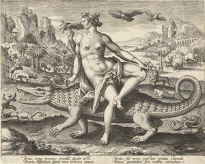 Afrika von Adriaen Collaert