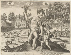 Frühling von Adriaen Collaert