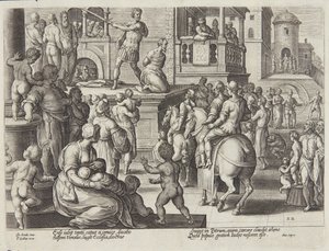 Die Enthauptung des Heiligen Jakobus von Adriaen Collaert