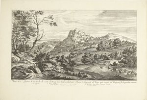 Ansicht von Saint Laurent de la Roche von Adriaen Frans Boudewyns