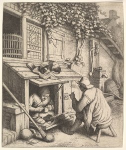 Der Schuster, 1610-85 von Adriaen Jansz. van Ostade