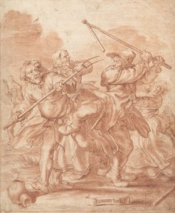 Kämpfende Bauern, 1600-62 von Adriaen Pietersz van de Venne