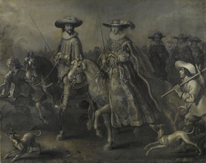 Friedrich V und seine Frau Elizabeth Stuart