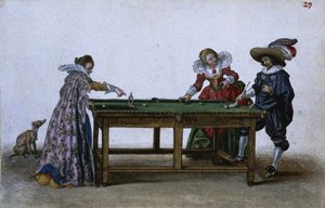 Billardspiel von Adriaen Pietersz van de Venne