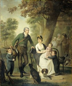 Familienporträt von Adriaen de Lelie