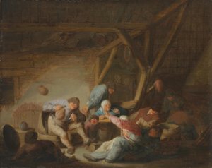 Bauernstube von Adriaen van Ostade