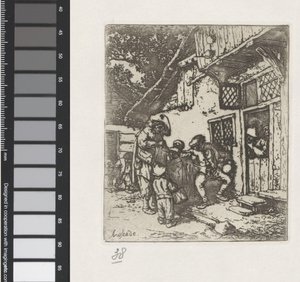 Wandernde Musiker von Adriaen van Ostade