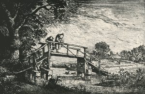 Der Angler von Adriaen Jansz. van Ostade