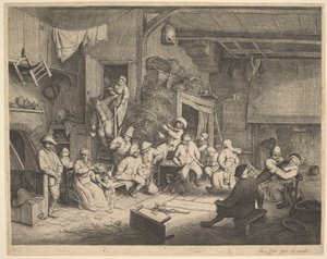 Der Tanz im Gasthaus von Adriaen van Ostade