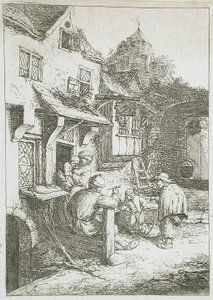 Der bucklige Geiger von Adriaen van Ostade