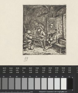 Trictrac-Spieler in einer Herberge von Adriaen van Ostade