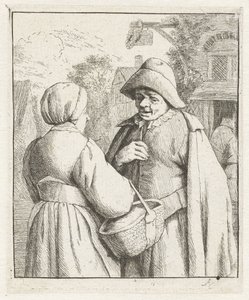Frau und Mann im Gespräch
