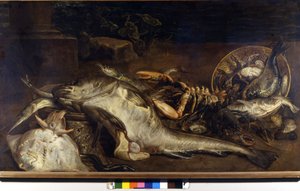 Stillleben mit Fischen von Adriaen van Utrecht