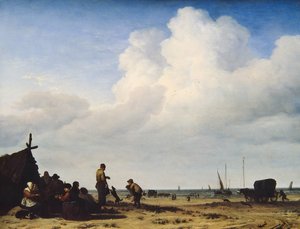 Strandansicht von Adriaen van de Velde
